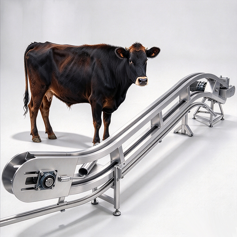 【QE-C109-II】Cattle bleeding slope lifting machine Cattle slaughterhouse equipment cow abattoir machine