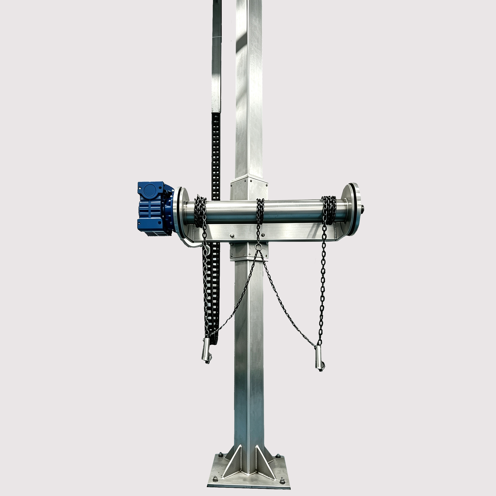 【QE-C212-I】Cattle skin hydraulic puller Cattle slaughterhouse equipment cow abattoir machine