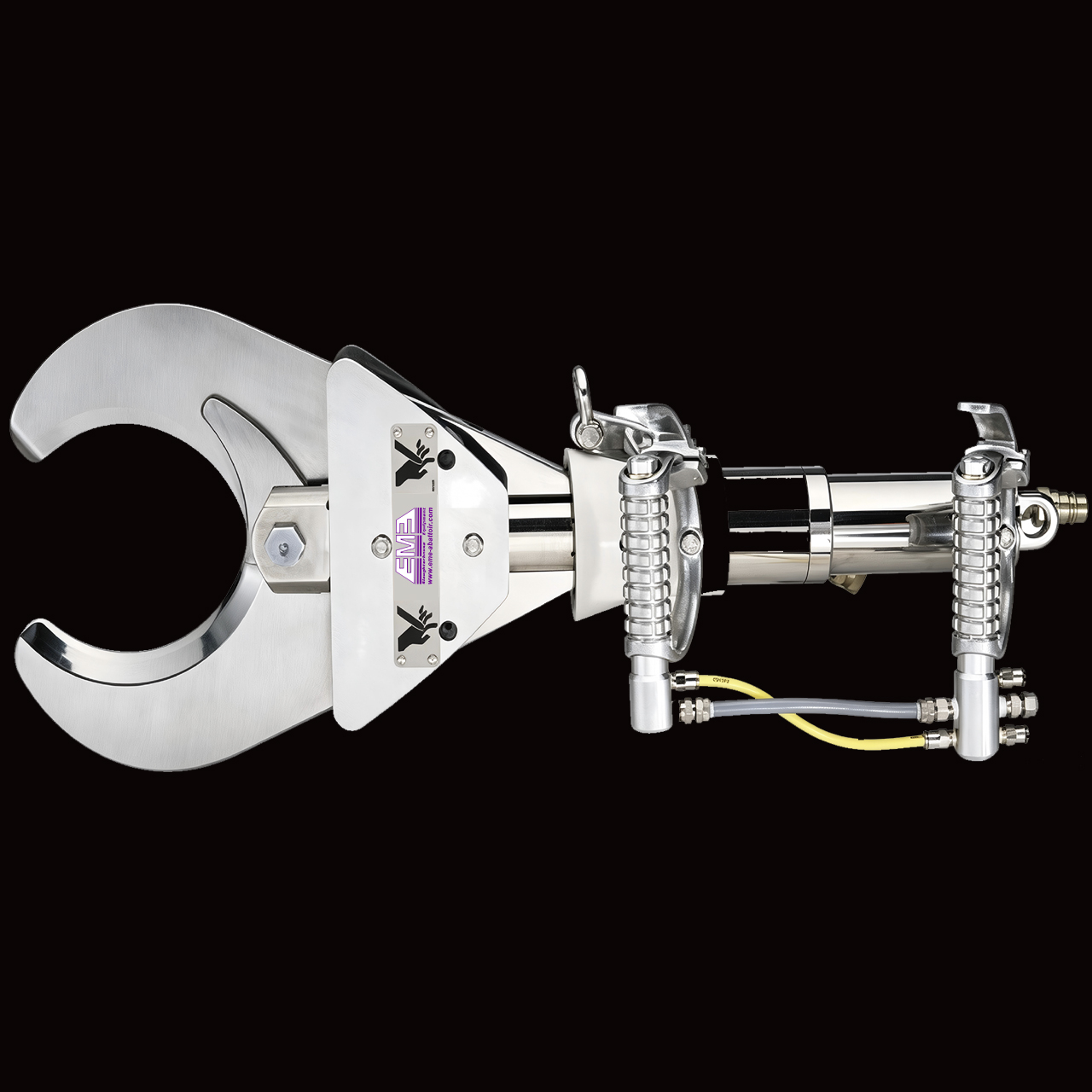 【QE-C116】Cattle horn and fore hock hydraulic cutter slaughter machine Cattle slaughterhouse equipment cow abattoir machine