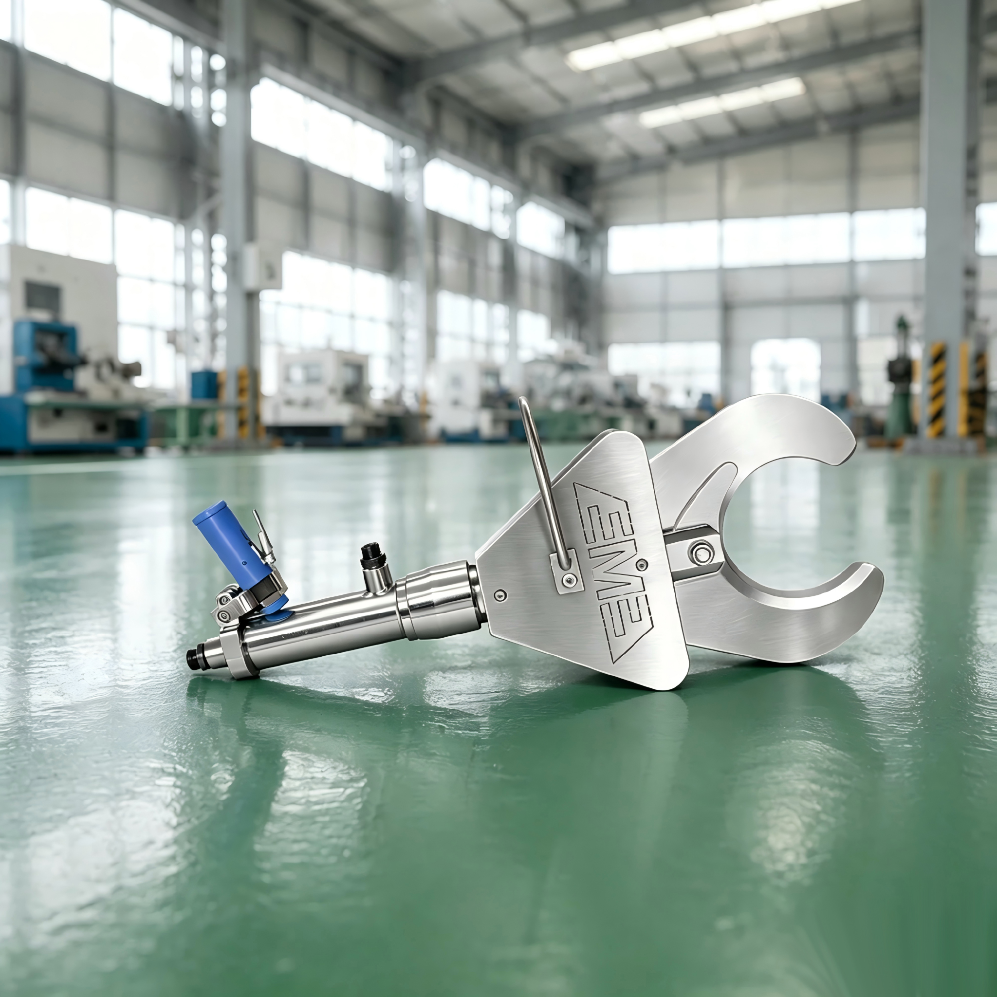 【QE-C202】Cattle hind/fore hock hydraulic cutter slaughter machine Cattle slaughterhouse equipment cow abattoir machine
