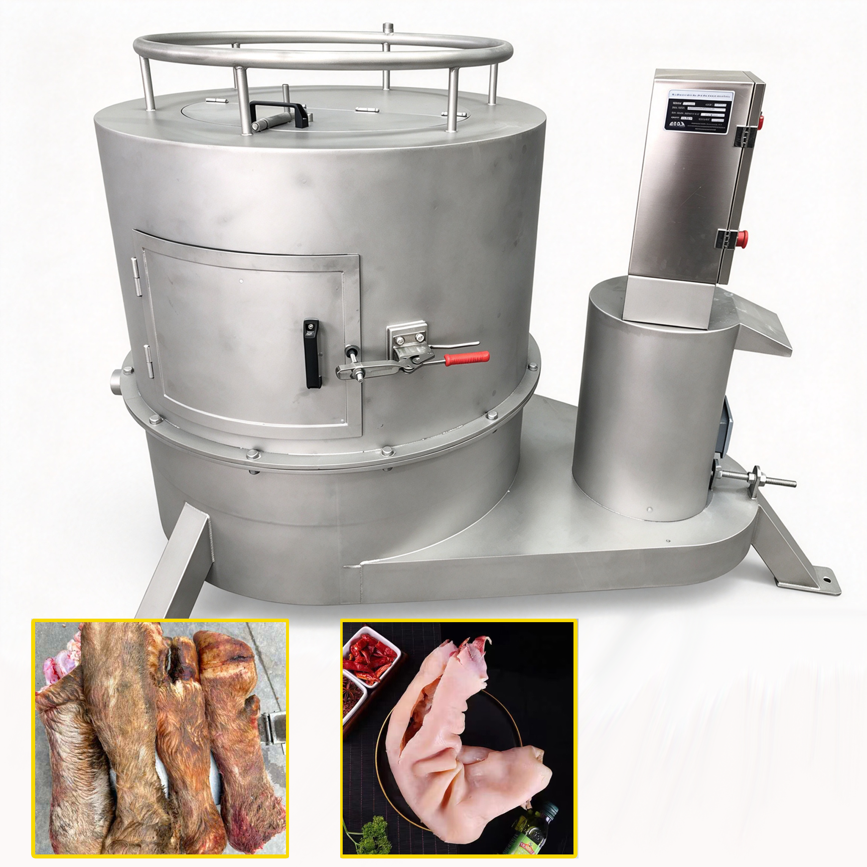 【QE-C209】Cattle/sheep/goat hock and head de-hairing machine slaughter machine Cattle slaughterhouse equipment cow abattoir machine