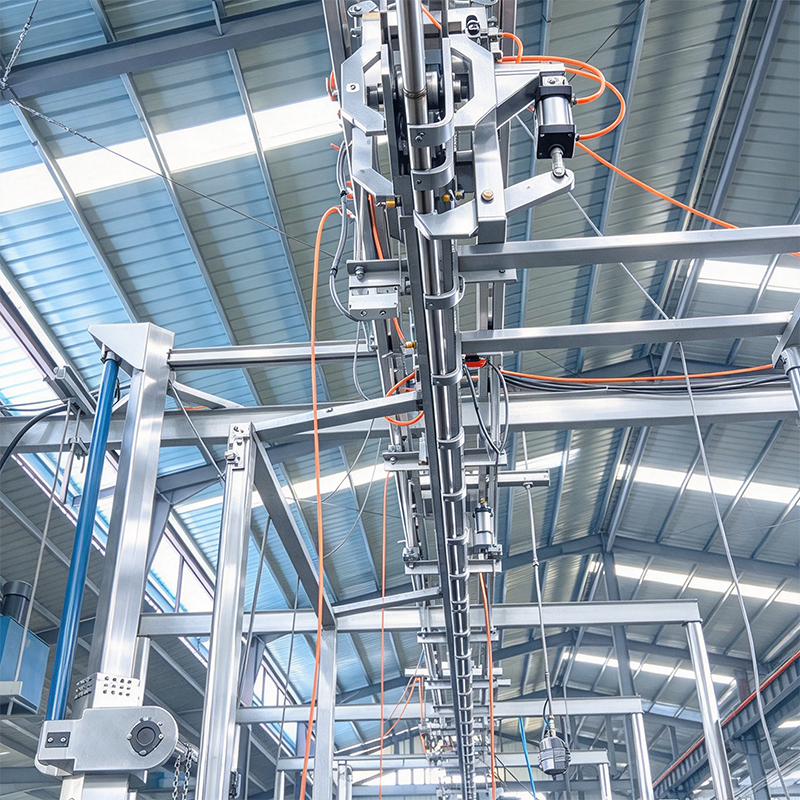 【QE-C217】Cattle carcass automatic convey system slaughter machine Cattle slaughterhouse equipment cow abattoir machine