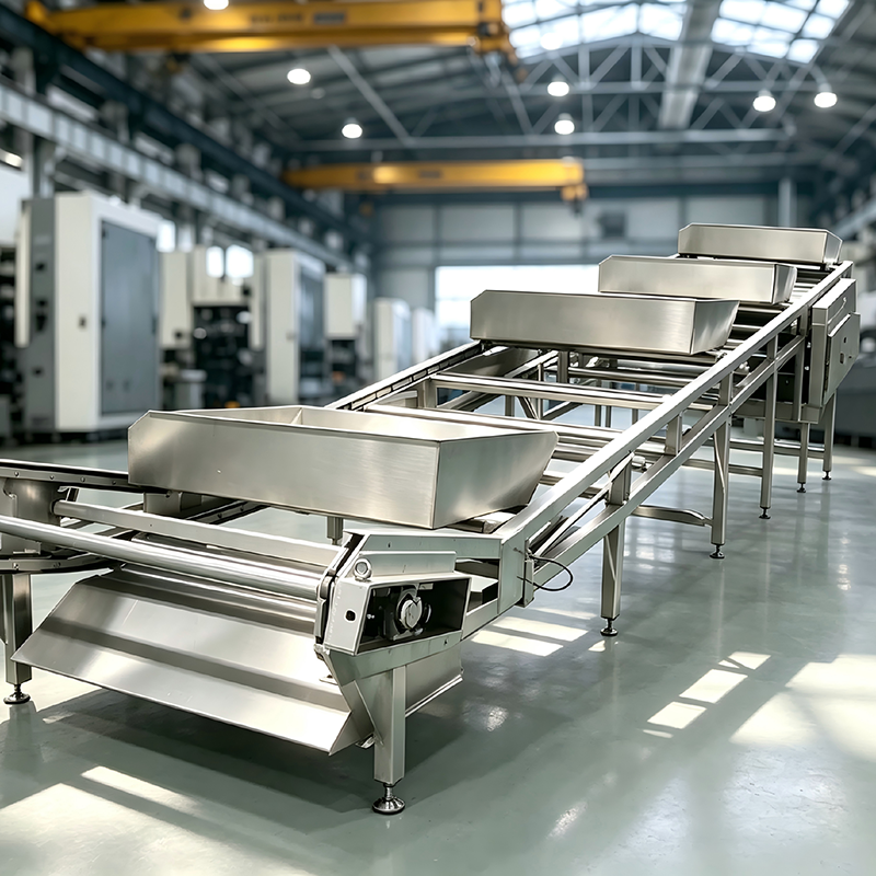 【QE-C222】Cattle white viscera inspection belt/tray conveyor slaughter machine Cattle slaughterhouse equipment cow abattoir machine