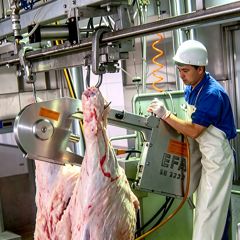 【QE-C230】Cattle carcass band splitting saw slaughter machine Cattle slaughterhouse equipment cow abattoir machine
