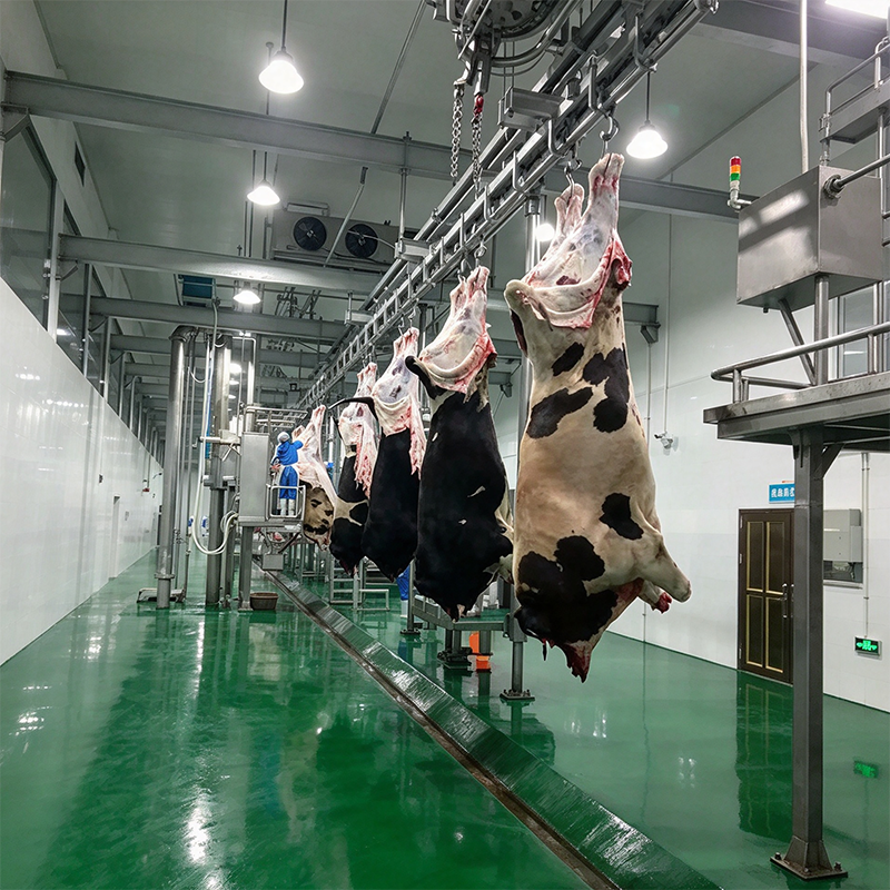 【QE-C301】Cattle carcass automatic convey rail (Tube-rail, Dual-orbit, Flat-rail) slaughter machine Cattle slaughterhouse equipment cow abattoir machine