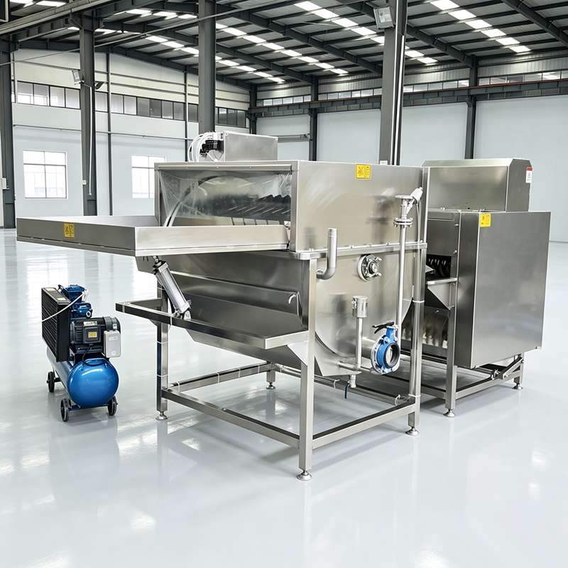 【QE-B108-I】Poultry carcass horizontal scalding machine poultry abattoir slaughterhouse equipment chicken slaughter machine