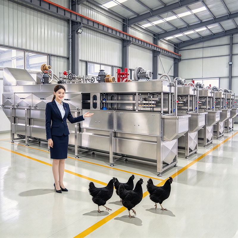 【QE-B108-II】Poultry carcass closed type scalding machine poultry abattoir slaughterhouse equipment chicken slaughter machine