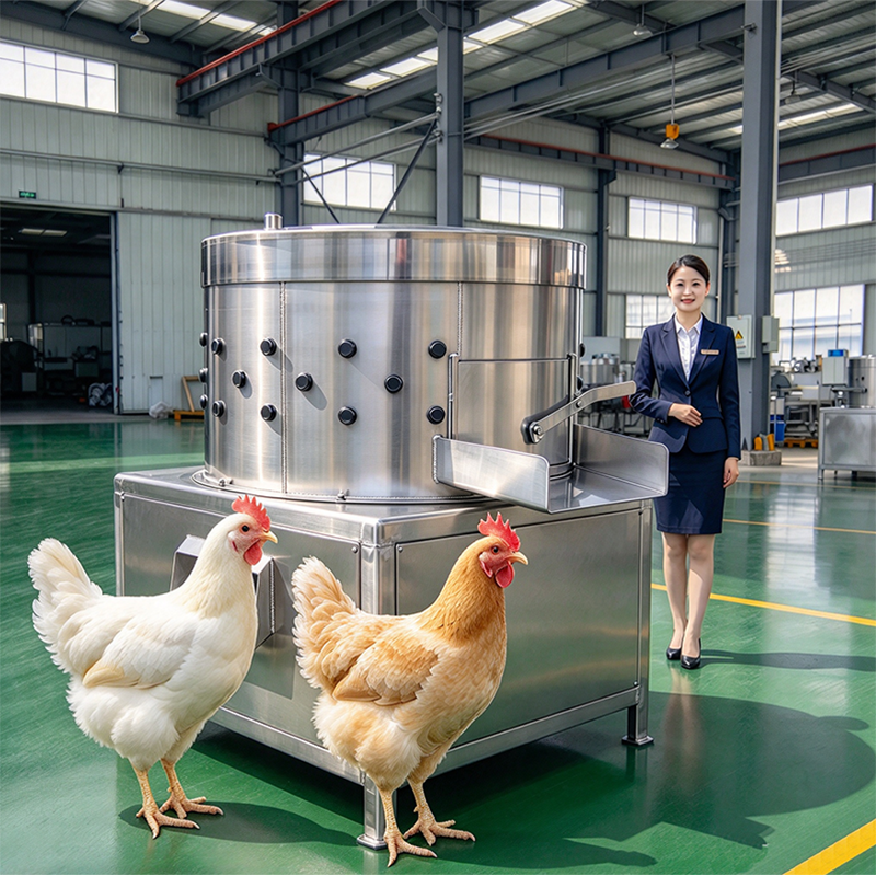 【QE-B109-I】Poultry carcass rotundity plucking machine poultry abattoir slaughterhouse equipment chicken slaughter machine