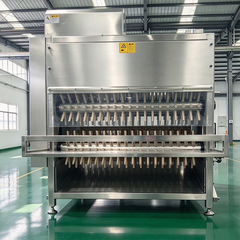 【QE-B109-II】Poultry carcass horizontal plucking machine poultry abattoir slaughterhouse equipment chicken slaughter machine