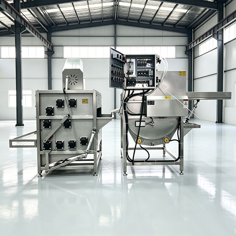 【QE-B109-VI】Poultry carcass scalding and plucking combination machine poultry abattoir slaughterhouse equipment chicken slaughter machine