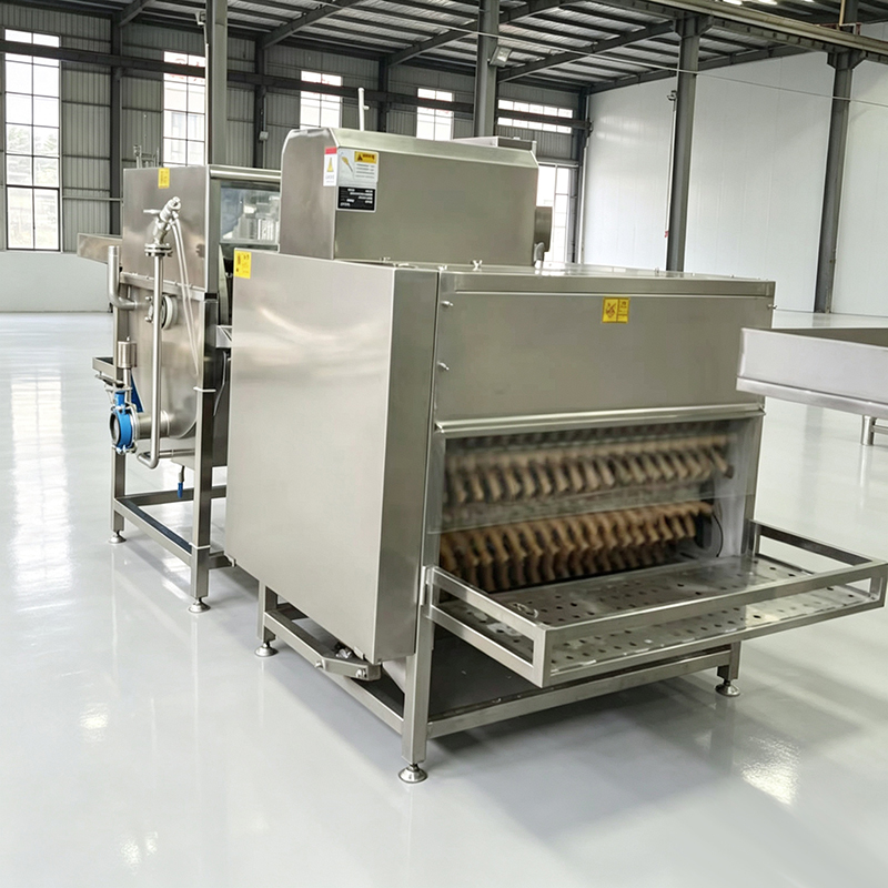 【QE-B109-VI】Poultry carcass scalding and plucking combination machine poultry abattoir slaughterhouse equipment chicken slaughter machine