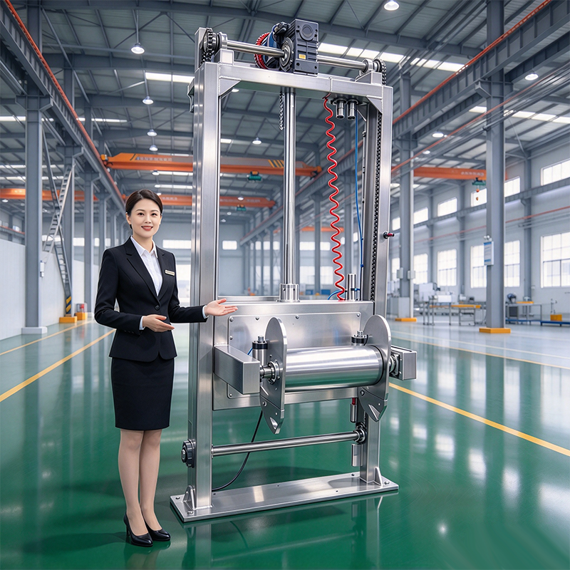 【QE-S206-I】Sheep(goat) carcass skin vertical pneumatic skin puller sheep slaughterhouse slaughtering equipment goat abattoir goat slaughter line machine