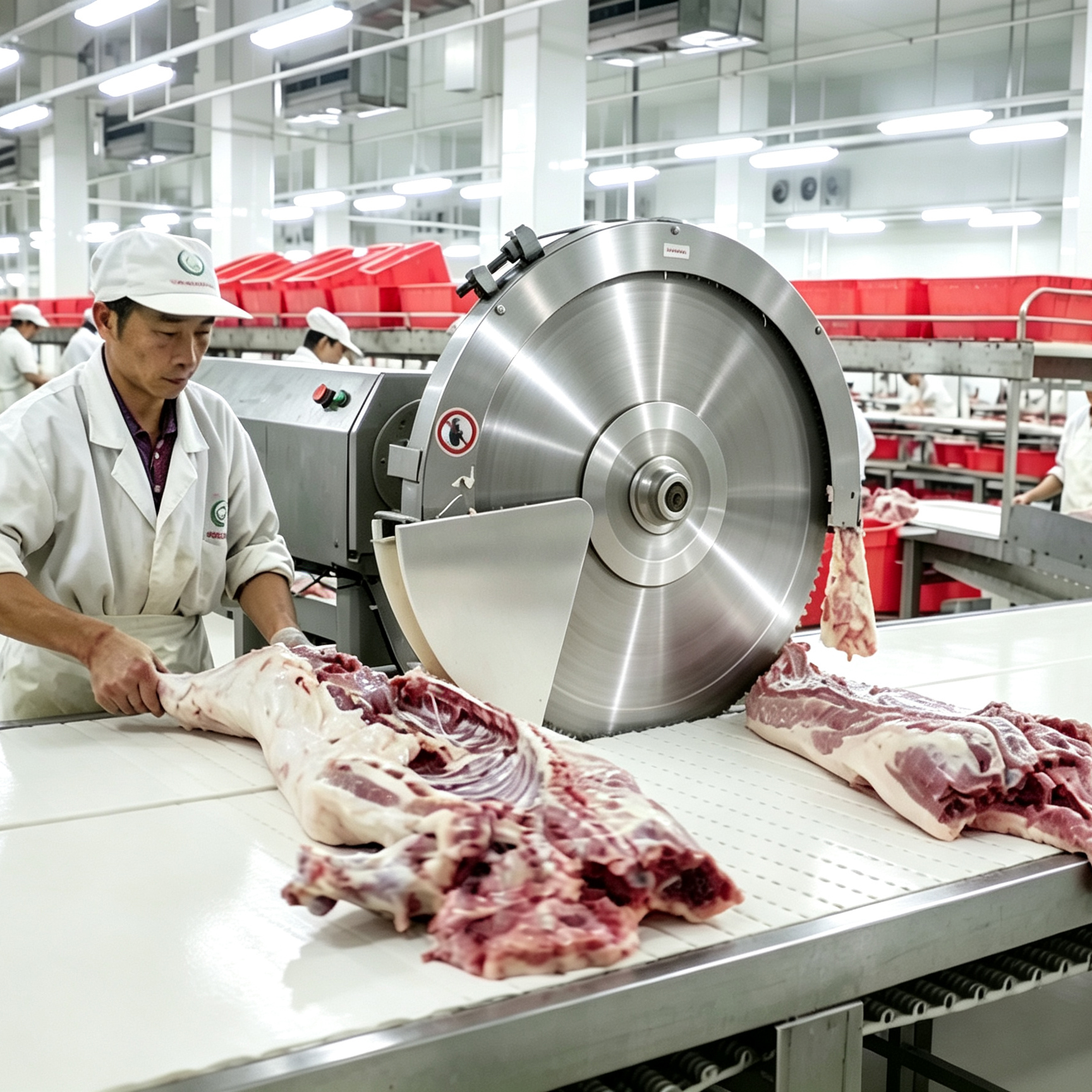【QE-P201-I】Pig carcass processing automatic convey rail (Tube-track, Dual-track, Flat-track) pig abattoir slaughter equipment pig slaughterhouse meat processing machine
