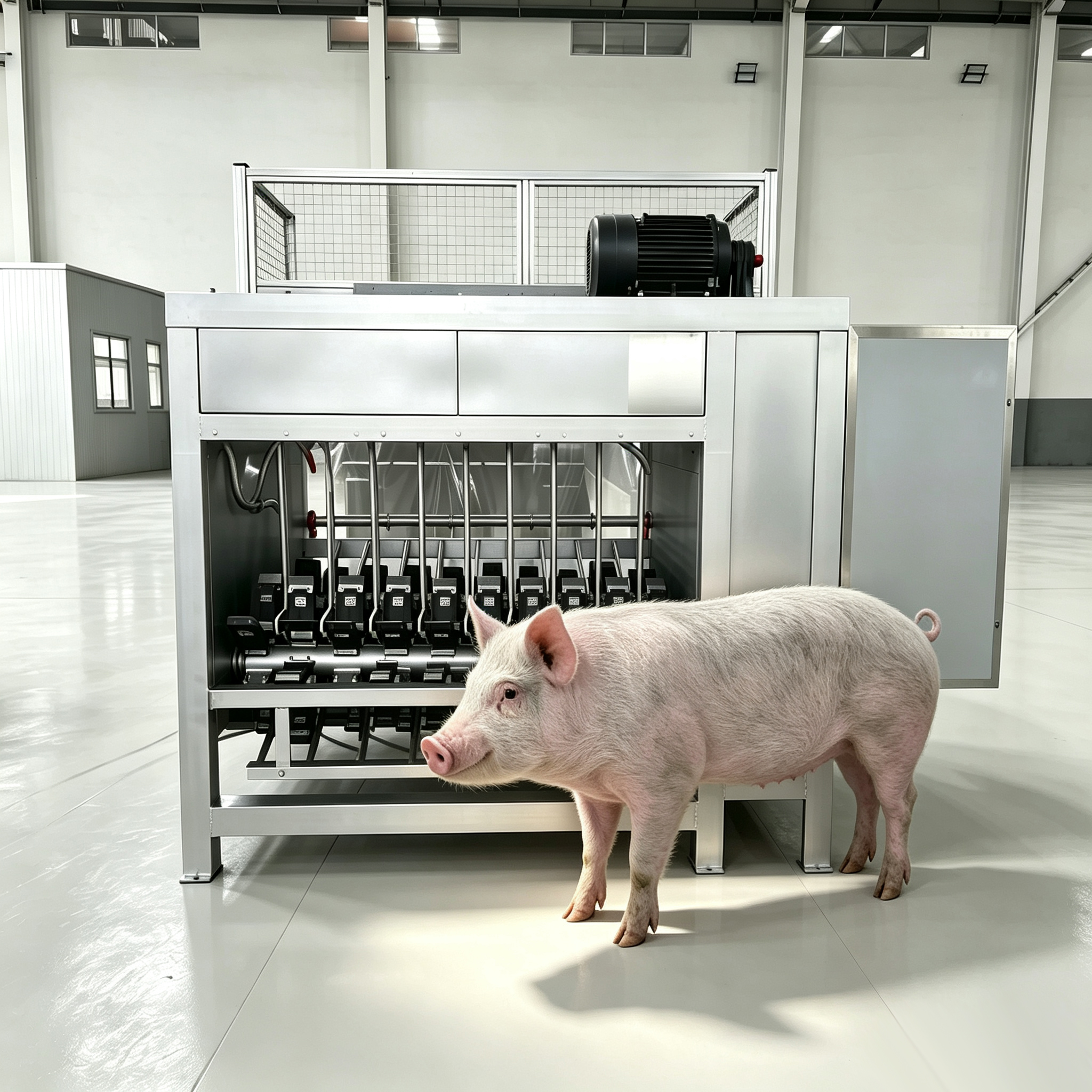 【QE-P204-I】Pig carcass dehairing machine-100 pig abattoir slaughter equipment pig slaughterhouse meat processing machine
